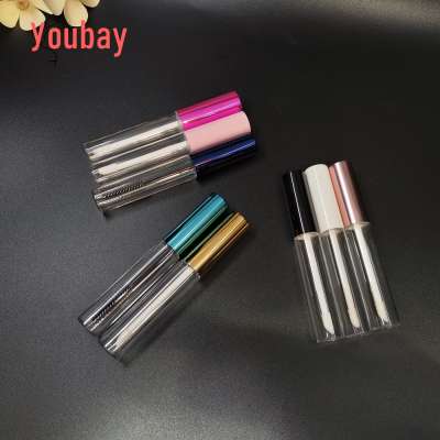 Lipgloss Empty Contain For Cosmet 10ml Lip Gloss tube Lipgloss Tube Custom Logo Gold, Silver Lip Gloss Tube